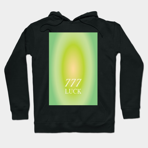 Angel Number 777 Aura Hoodie by mystikwhale